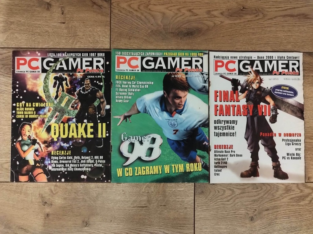 Pc Gamer po Polsku 1,2,4/98 3 szt., Poznań